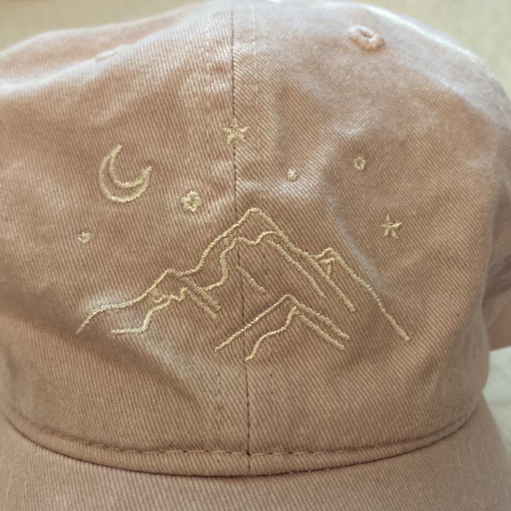 Embroidered Pink Baseball Cap - Picture 4 of 4